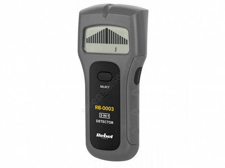 Detektor metali, napięcia i drewna REBEL RB-0003