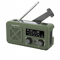 Radio solarne, przenośne radio awaryjne SOS, powerbank 2000mAh, latarka, dynamo