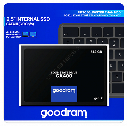 Dysk SSD Goodram CX400 512GB 2,5