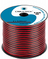 Przewód kabel głośnikowy 2x0,5mm CCA 100m czarno-czerwony