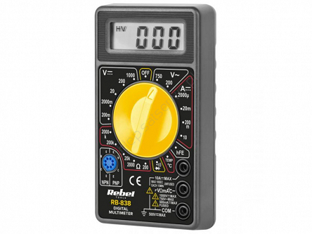 Miernik uniwersalny multimetr Rebel RB-838 pomiar temp.