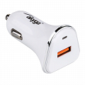 Ładowarka samochodowa 12/24V 18W USB-A Quick Charge 3.0 5-12V / 1,5-3A biała