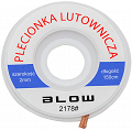 Taśma lutownicza plecionka miedziana 2mm 1,5m