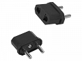 Złącze adapter wtyk PL - gniazdo USA black