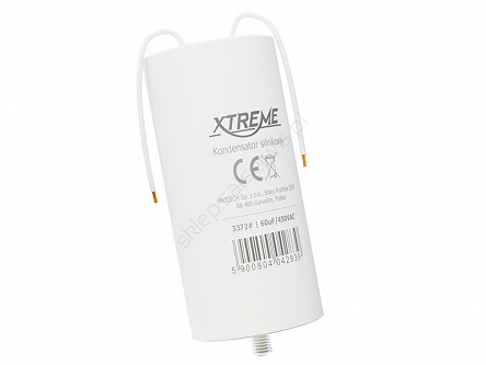 Kondensator silnikowy 60,0uF / 450V-P z przewodami