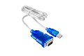 Konwerter USB 2.0 na port szeregowy RS232 (DB9M) na kablu 1,5m