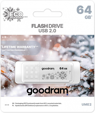 Pendrive 64GB USB2.0 GoodRam edycja zimowa